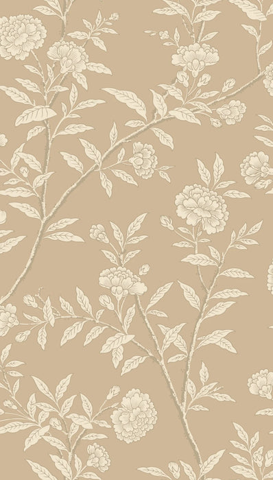 Cole & Son Roseberry Champagne Wallpaper Sample 127/3018.CS.0
