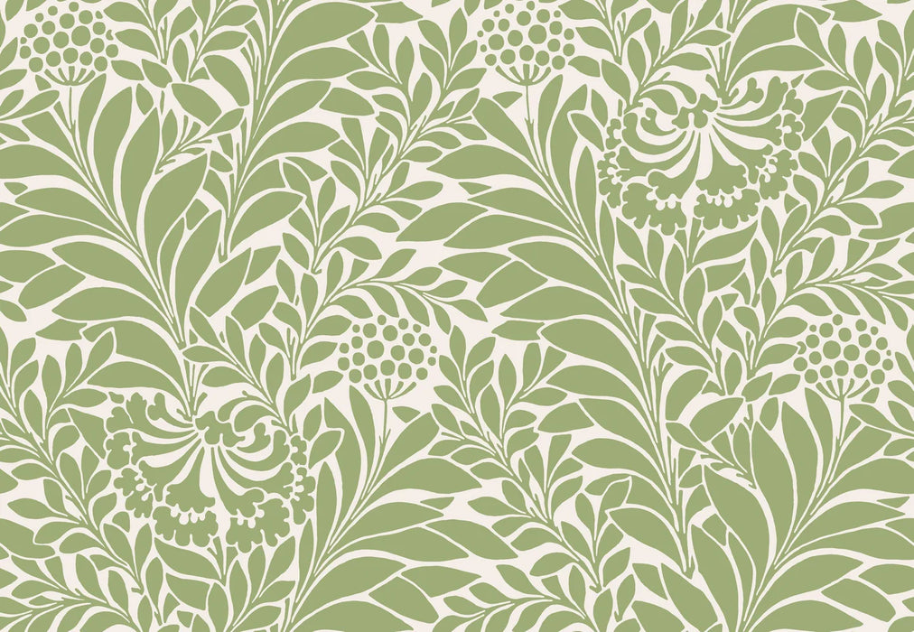 Cole & Son Honeysuckle Spring Green Wallpaper Sample 127/5024.CS.0