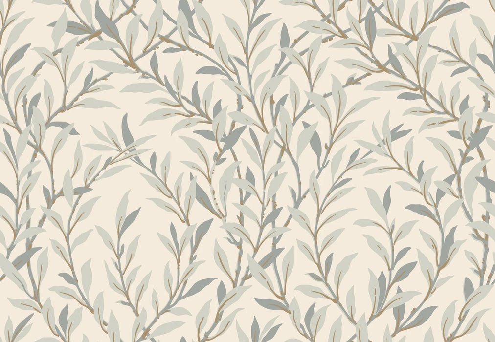 Cole & Son Willow Branch Pebble/Cream Wallpaper Sample 127/7037.CS.0