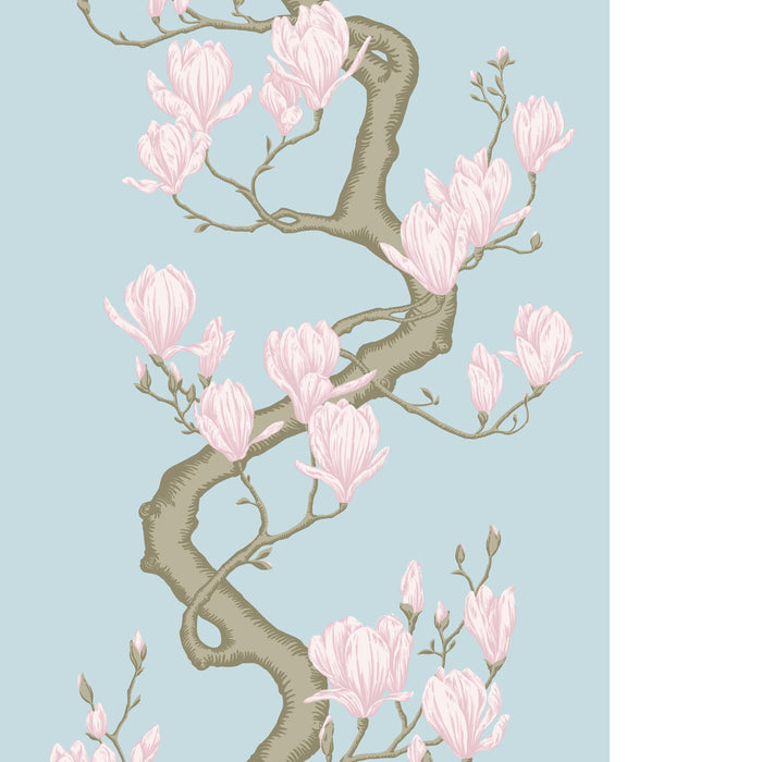 Cole & Son Magnolia Tree Sky Blue Wallpaper 128/1004.CS.0