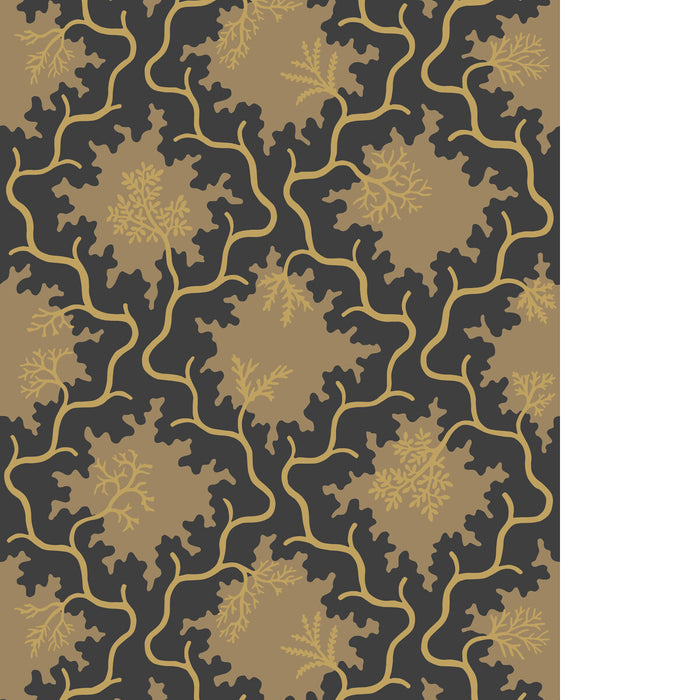 Cole & Son Moss Trellis Black Wallpaper Sample 128/4018.CS.0