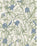 Cole & Son Iris Iris Blue On Stone Wallpaper 128/5023.CS.0