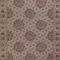 Schumacher Kaya Medallion Document Fabric 1296000