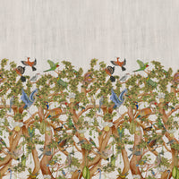 Cole & Son Tree Of Life Platinum Wallpaper 129/1001.CS.0