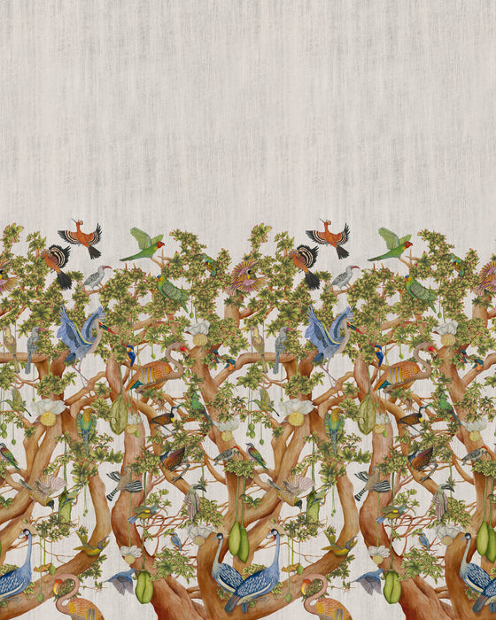Cole & Son Tree Of Life Platinum Wallpaper 129/1001.CS.0