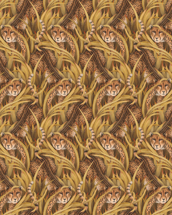 Cole & Son Cheetah Prowl Bronze Wallpaper 129/8043.CS.0