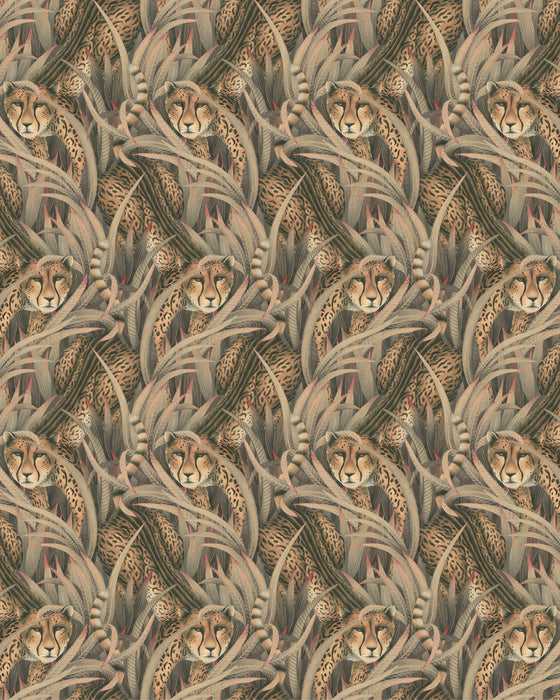 Cole & Son Cheetah Prowl Slate Wallpaper 129/8044.CS.0