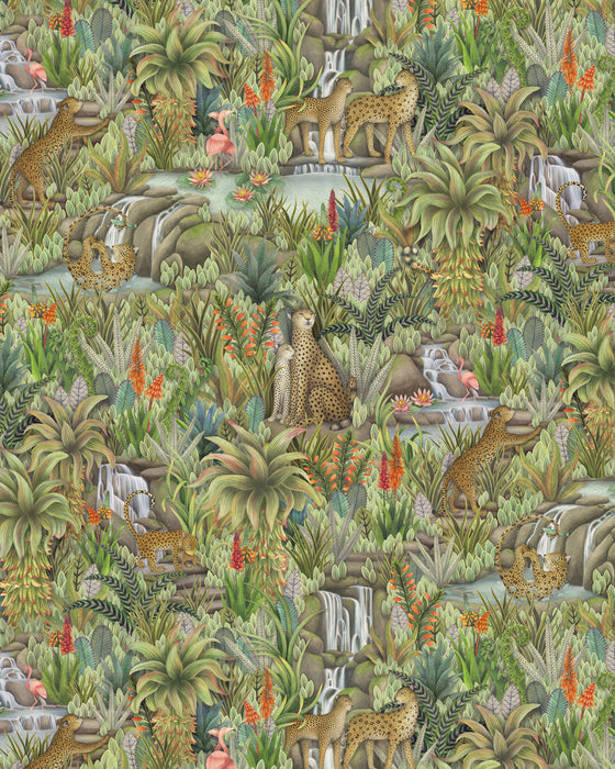 Cole & Son Injisuthi Jade Wallpaper 129/9046.CS.0