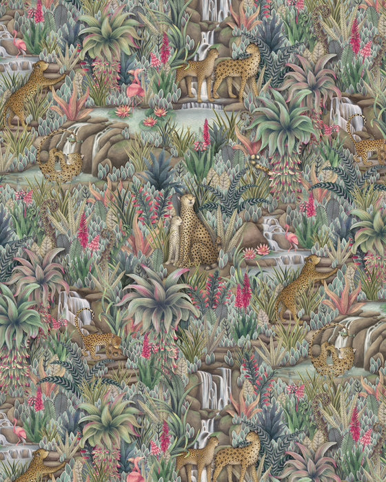 Cole & Son Injisuthi Viridian Wallpaper 129/9047.CS.0