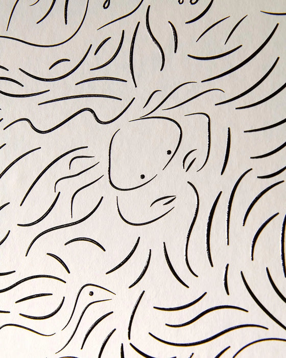 Pierre Frey Diorama Encre Wallpaper FP011001