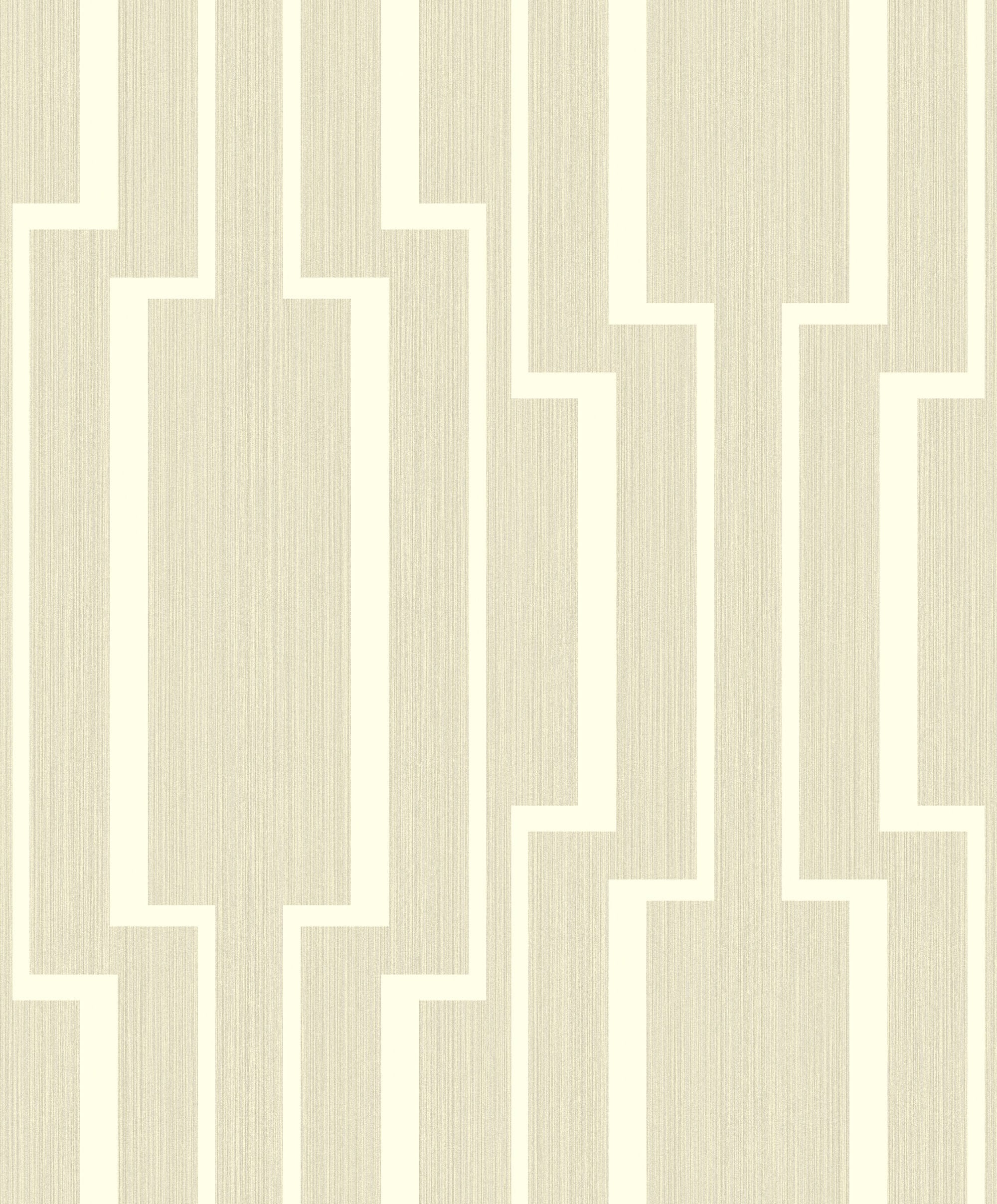 Seabrook Designs Large Geo Beige Wallpaper Sample 1302505