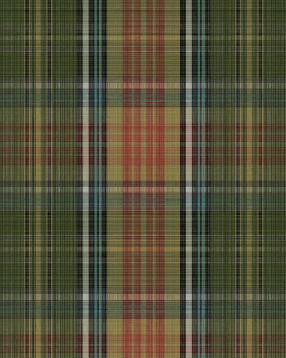 Cole & Son Macandreas Tartan Pine Wallpaper Sample 130/1004.CS.0
