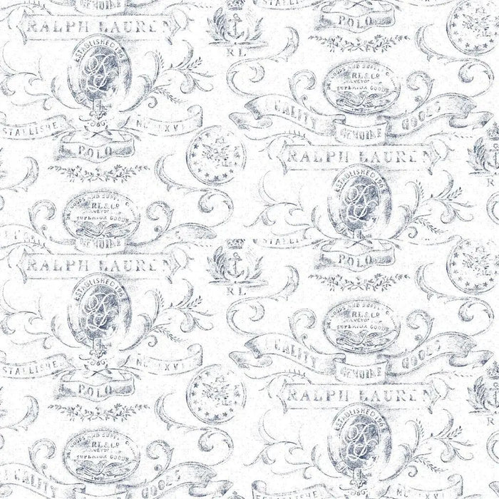 Ralph Lauren Gunnison Hopsack Porcelain Fabric Sample FRL5142/02