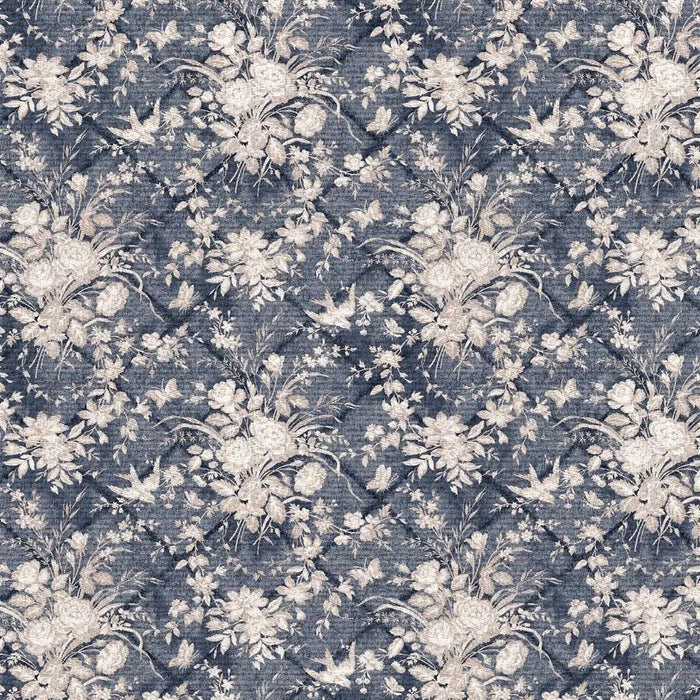 Ralph Lauren Eliza Floral Vintage Blue Fabric Sample FRL5146/02