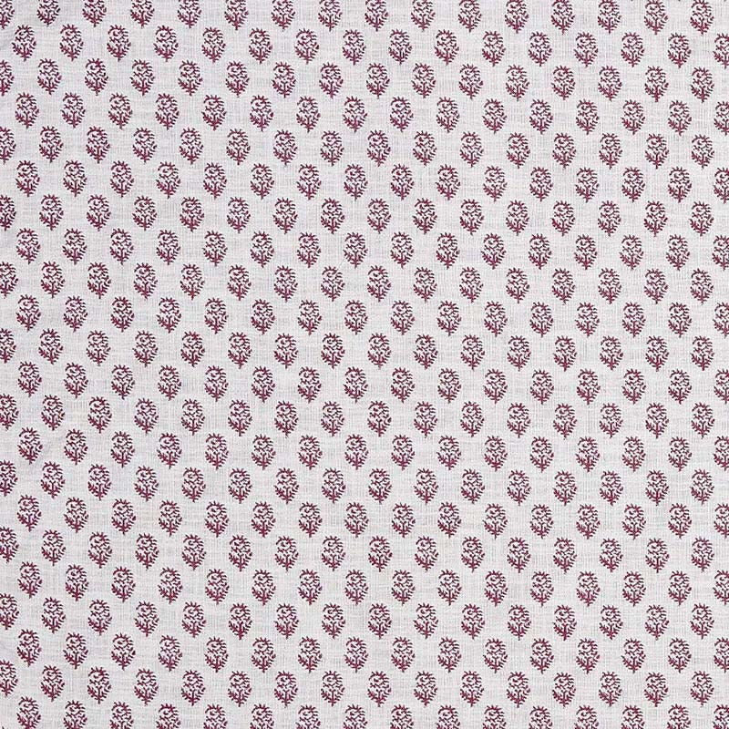 Peter Dunham Rajmata Clay Pink On White Fabric Sample 131RJT25
