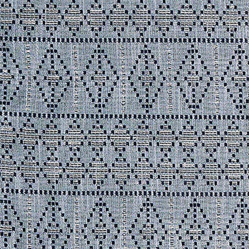 Peter Dunham Souk Indigo/White On Ocean Fabric Sample 131SUK10