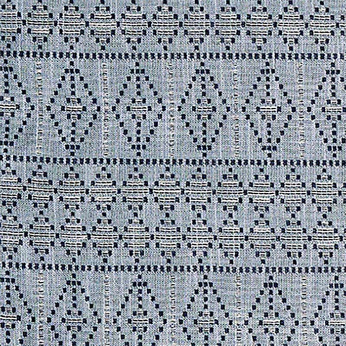 Peter Dunham Souk Indigo/White On Ocean Fabric Sample 131SUK10
