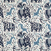 Christopher Farr La Jungle Dark Indigo Fabric