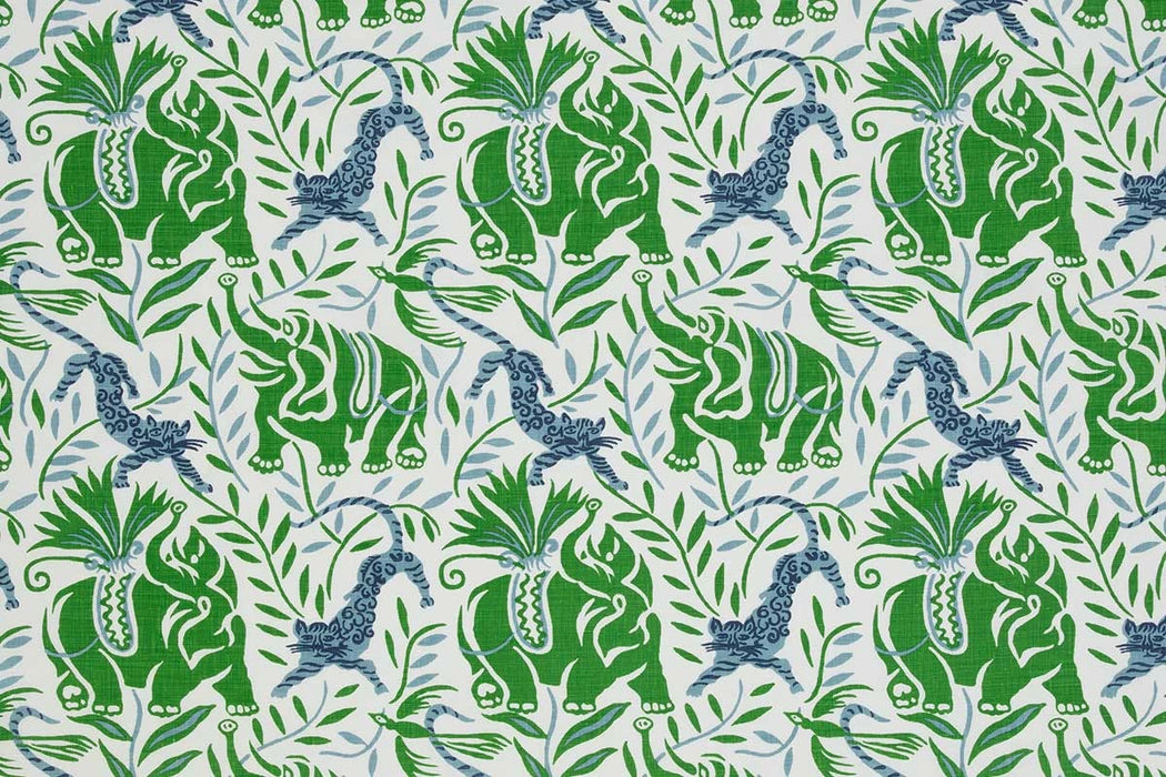 Christopher Farr La Jungle Green Fabric