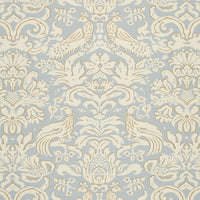Schumacher Aldwyn Damask Robin's Egg Fabric 1328000