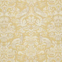 Schumacher Aldwyn Damask Buttercup Fabric 1328002