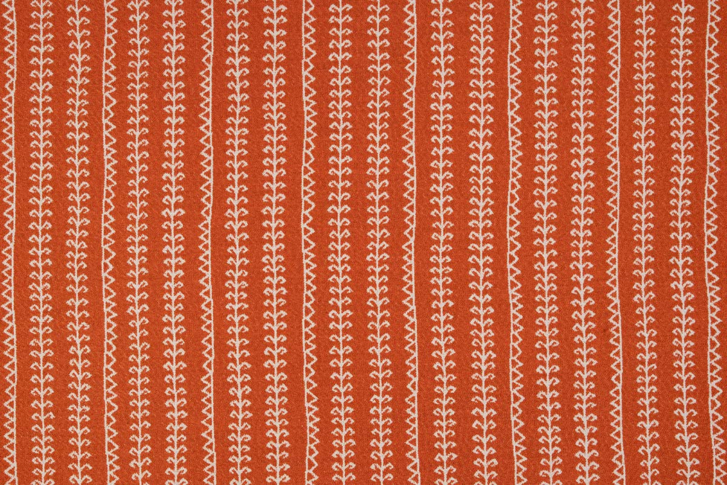 Christopher Farr Little Weed Orange Fabric Sample