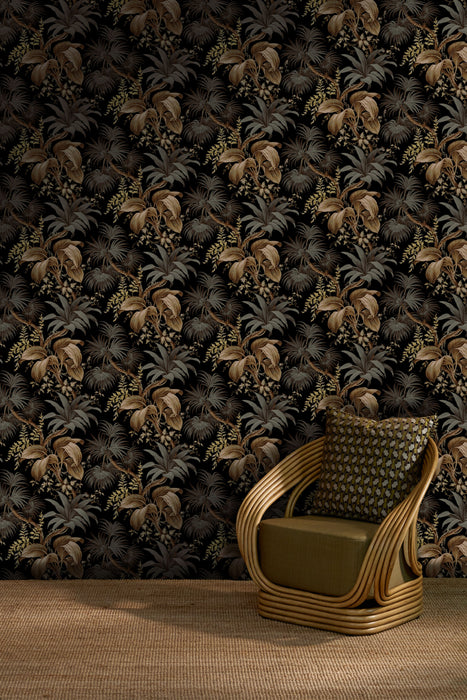 Jim Thompson Dewdrops Mocha Fabric Sample JT013980002