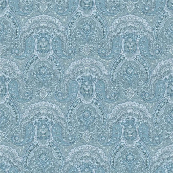 Ralph Lauren Crayford Paisley Light Blue Wallpaper Sample PRL034/06