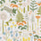 Schumacher Hoppmosse Ivory And Multi Wallpaper Sample 1450