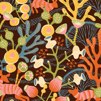 Schumacher Korallang Brown Wallpaper 1461