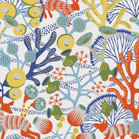 Schumacher Korallang Ivory Multi Wallpaper 1462