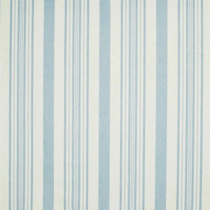 Ralph Lauren Beach Road Dhurrie Stripe Seaspray Fabric Sample FRL5187/01