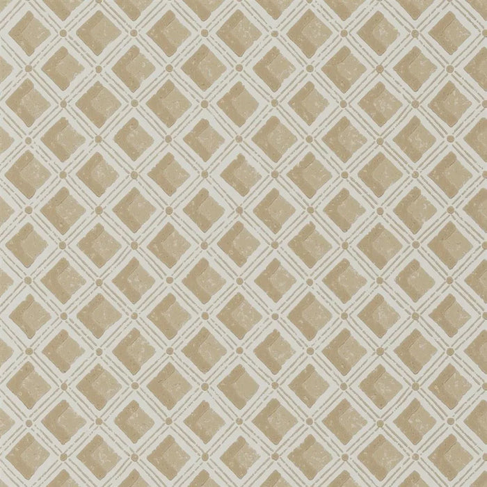 English Heritage Amsee Geometric Sandstone Wallpaper PEH0002-06