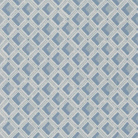 English Heritage Amsee Geometric Slate Blue Wallpaper PEH0002-07