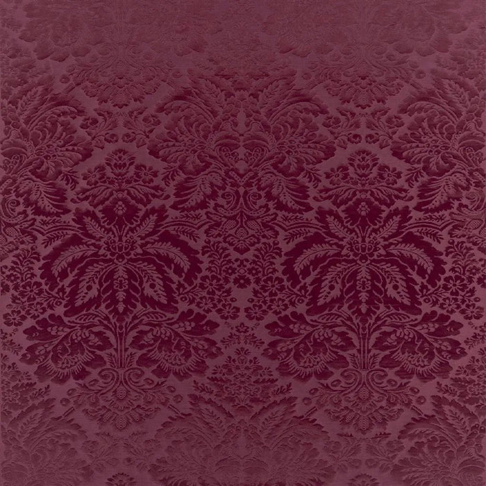Ralph Lauren Tarleton Damask Burgundy Fabric Sample FRL5154/01