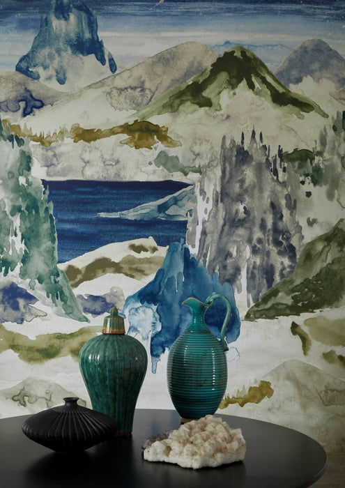 No.9 Thompson Lunar Landscape Toll Coated 3 Drops Midnight Wallpaper N9021049002