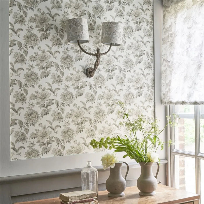 English Heritage English Garden Floral Birch Wallpaper PEH0004-01