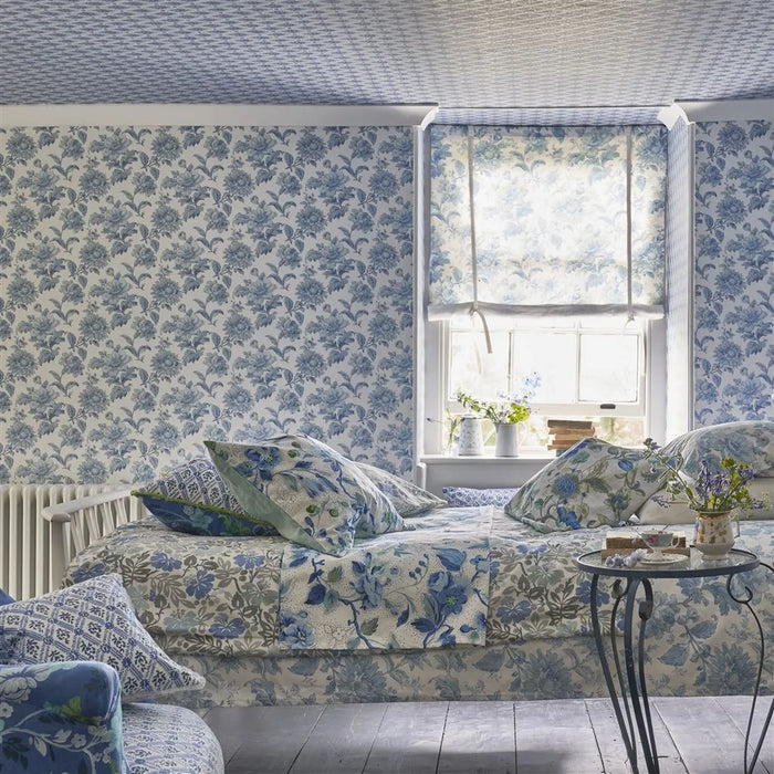 English Heritage English Garden Floral Delft Wallpaper PEH0004-03