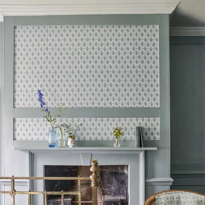 English Heritage St John Street Trellis Duck Egg Wallpaper PEH0003-04