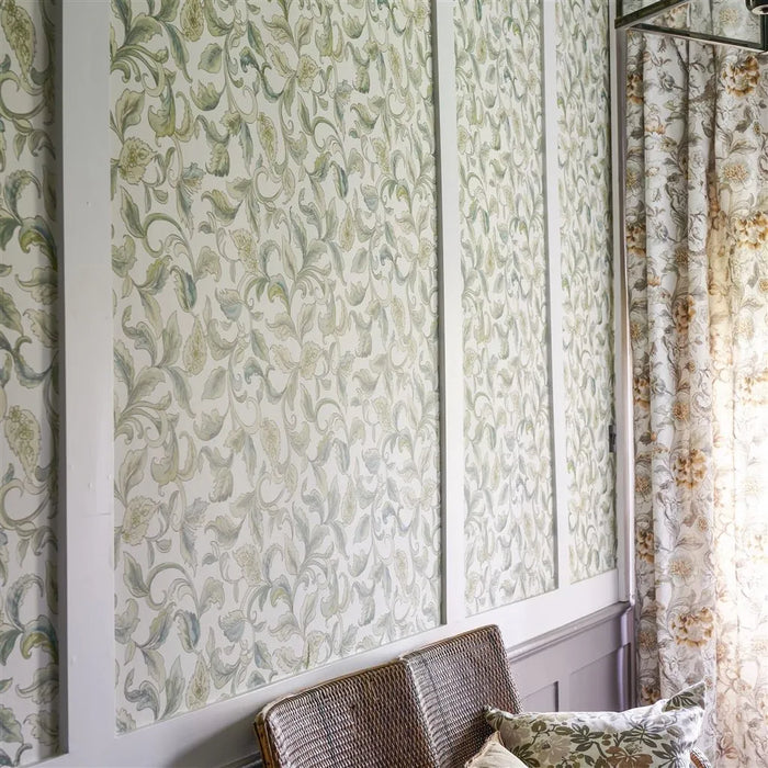 English Heritage Piccadilly Park Lichen Wallpaper PEH0007-03