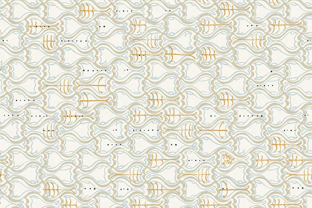 Christopher Farr Make Fish Slate Wallpaper Sample