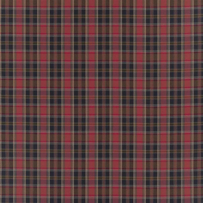 Ralph Lauren Ian Plaid Balmoral Red Fabric Sample FRL5168/01
