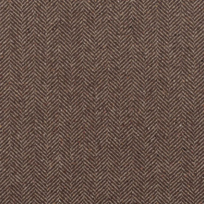 Ralph Lauren Stoneleigh Herringbone Mahogany Fabric Sample FRL5173/01