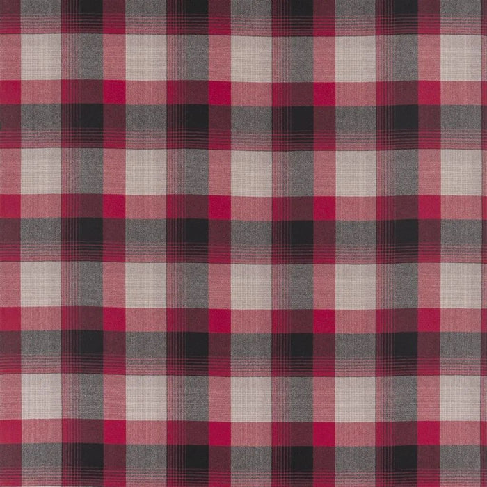 Ralph Lauren Market Street Plaid Cardinal Fabric Sample FRL5064/02