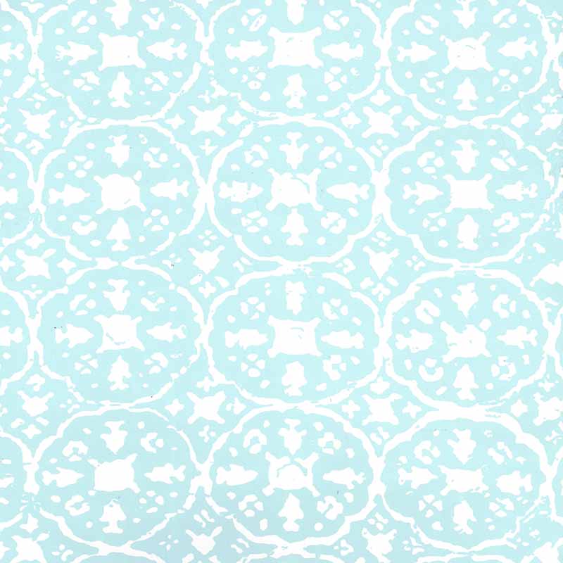 China Seas Nitik Ii New Blue No Dots Wallpaper Sample 149-202CWP