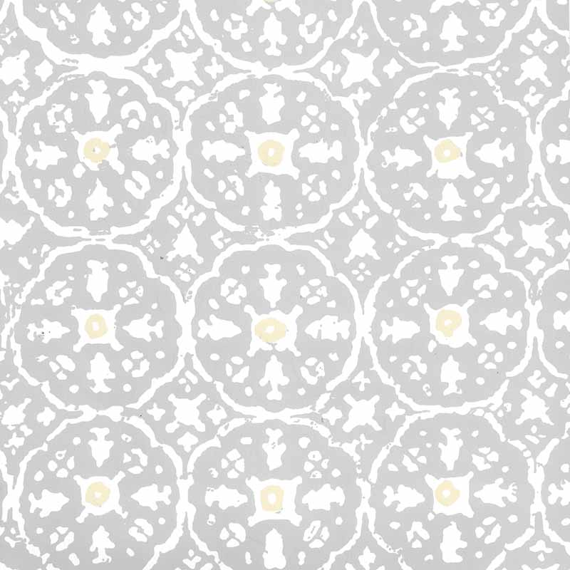 China Seas Nitik Ii Polar Gray Cream Wallpaper Sample 149-54WP