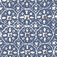 China Seas Nitik Ii Navy Brown Wallpaper 149-57WP