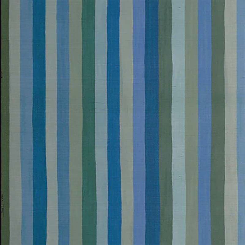 Peter Dunham Jacob's Stripe Blue/Green Wallpaper Sample 151JBS02