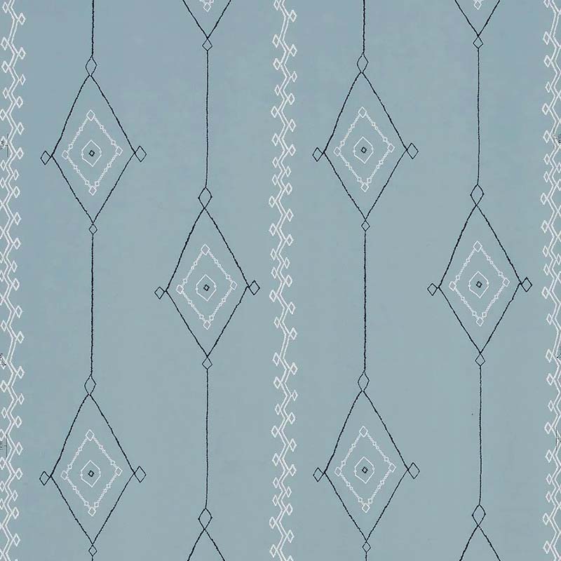 Peter Dunham Khyber Blue Wallpaper Sample 151KYB02