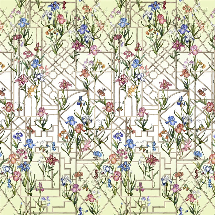 Christian Lacroix Fretwork Garden Panoramic Panel  1 Sample Sample PCL7053-01